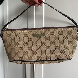 Gucci Canvas Boat Pochette